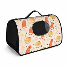 Cargar imagen en el visor de la galería, Bolso portátil para mascotas 45X26X23.5cm personalizado con patrón foto texto