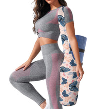 Cargar imagen en el visor de la galería, Versátil bolsa de almacenamiento para esterilla de yoga con bolsillos de gran capacidad personalizado con patrón foto texto