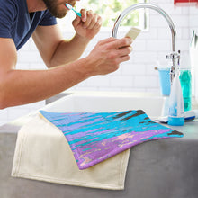 Cargar imagen en el visor de la galería, Toalla de baño de lana coral personalizado con patrón foto texto