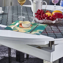 Cargar imagen en el visor de la galería, Juego de 6 manteles individuales de lona personalizado con patrón foto texto