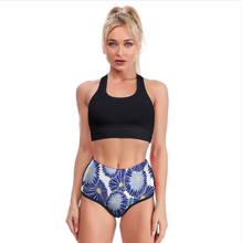 Cargar imagen en el visor de la galería, Pantalones cortos de yoga y gimnasia para mujer XG002 personalizado con patrón foto texto (impresión de imágenes múltiples)