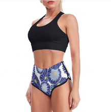 Cargar imagen en el visor de la galería, Pantalones cortos de yoga y gimnasia para mujer XG002 personalizado con patrón foto texto (impresión de imágenes múltiples)