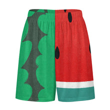 Cargar imagen en el visor de la galería, Pantalones cortos de pijama de seda hielo para hombre LM012 personalizado con patrón foto texto (impresión de imagen única)