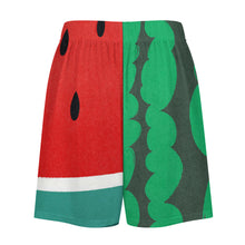 Cargar imagen en el visor de la galería, Pantalones cortos de pijama de seda hielo para hombre LM012 personalizado con patrón foto texto (impresión de imagen única)