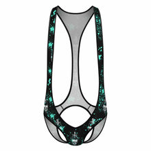 Cargar imagen en el visor de la galería, Ropa interior sexy de una pieza para hombres SDSQQ001 personalizado con patrón foto texto (impresión de imagen única)