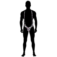 Cargar imagen en el visor de la galería, Ropa interior sexy de una pieza para hombre SDSQQ001 personalizado con patrón foto texto (impresión de imágenes múltiples)