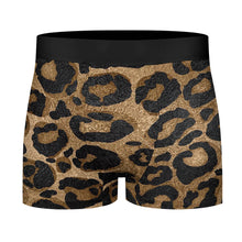 Cargar imagen en el visor de la galería, Ropa interior masculina NS6005002 calzoncillos bóxer de cintura alta con cinturilla elástica anchapersonalizado con patrón foto texto (impresión de imagen única)