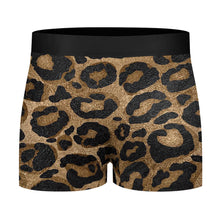 Cargar imagen en el visor de la galería, Ropa interior masculina NS6005002 calzoncillos bóxer de cintura alta con cinturilla elástica anchapersonalizado con patrón foto texto (impresión de imagen única)