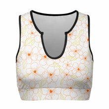 Cargar imagen en el visor de la galería, Sujetador deportivo para mujer, top corto de yoga, top push up YJ053 personalizado con patrón foto texto (impresión de imagen única)