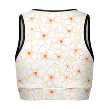 Cargar imagen en el visor de la galería, Sujetador deportivo para mujer, top corto de yoga, top push up YJ053 personalizado con patrón foto texto (impresión de imagen única)