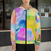 Cargar imagen en el visor de la galería, Sudadera con Cremallera para Adolescentes LM516 personalizado con patrón foto texto (impresión de imágenes múltiples)