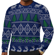 Cargar imagen en el visor de la galería, Sudadera de manga larga para hombre C20H personalizado con patrón foto texto (impresión de imagen única)