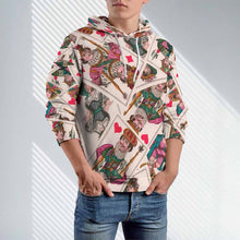 Cargar imagen en el visor de la galería, Sudadera holgada unisex sin bolsillos AMZ personalizado con patrón foto texto (impresión de imagen única)