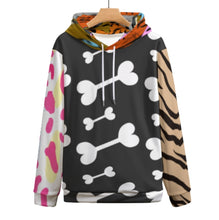 Cargar imagen en el visor de la galería, Sudadera unisex holgada sin bolsillo AMZ personalizado con patrón foto texto (impresión de imágenes múltiples)