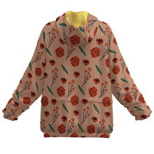 Cargar imagen en el visor de la galería, Sudadera con capucha de doble capa con bolsillos (forrada) para mujer MWL683 personalizado con patrón foto texto (impresión de imagen única)