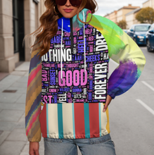 Cargar imagen en el visor de la galería, Sudadera con capucha de doble capa para mujer con bolsillos (con forro) MWL683 personalizado con patrón foto texto (impresión de imágenes múltiples)