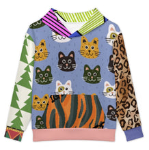 Cargar imagen en el visor de la galería, Sudadera con capucha para niños SDS127 personalizado con patrón foto texto (impresión de imágenes múltiples)