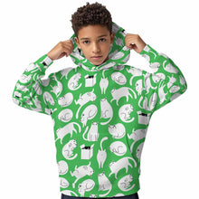 Cargar imagen en el visor de la galería, Sudadera con capucha para niños SDS127 personalizado con patrón foto texto (impresión de imagen única)