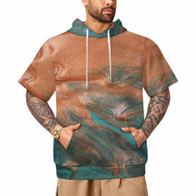 Cargar imagen en el visor de la galería, Sudadera unisex de manga corta LM250 personalizado con patrón foto texto (impresión de imagen única)