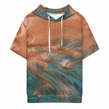 Cargar imagen en el visor de la galería, Sudadera unisex de manga corta LM250 personalizado con patrón foto texto (impresión de imagen única)