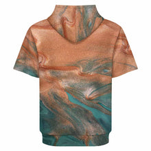 Cargar imagen en el visor de la galería, Sudadera unisex de manga corta LM250 personalizado con patrón foto texto (impresión de imagen única)