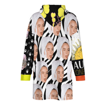 Cargar imagen en el visor de la galería, Manta con capucha portátil como regalo Manta de sudadera cálida para interiores y exteriores personalizado con patrón foto texto (impresión de imágenes múltiples)