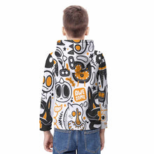 Cargar imagen en el visor de la galería, Sudadera con capucha para niño con estampado completo fina y ligera holgada A38H personalizado con patrón foto texto (impresión de imagen única)