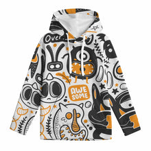 Cargar imagen en el visor de la galería, Sudadera con capucha para niño con estampado completo fina y ligera holgada A38H personalizado con patrón foto texto (impresión de imagen única)