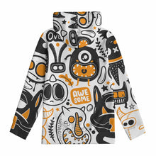 Cargar imagen en el visor de la galería, Sudadera con capucha para niño con estampado completo fina y ligera holgada A38H personalizado con patrón foto texto (impresión de imagen única)