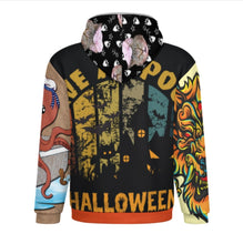 Cargar imagen en el visor de la galería, Sudadera con capucha de forro polar con cremallera completa para hombre WZIP personalizado con patrón foto texto (impresión de imágenes múltiples)