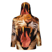 Cargar imagen en el visor de la galería, Sudadera con capucha y cremallera de manga larga para hombre WY14 personalizado con patrón foto texto (impresión de imagen única)