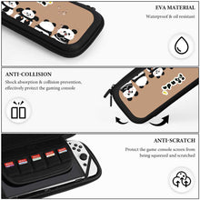 Cargar imagen en el visor de la galería, Switch Travel Case EVA Game Console Storage Bag personalizado con patrón foto texto
