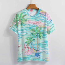 Cargar imagen en el visor de la galería, Camiseta NT de manga corta totalmente impresa para mujeres y hombres personalizado con patrón foto texto (impresión de imagen única)