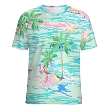 Cargar imagen en el visor de la galería, Camiseta NT de manga corta totalmente impresa para mujeres y hombres personalizado con patrón foto texto (impresión de imagen única)