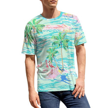 Cargar imagen en el visor de la galería, Camiseta NT de manga corta totalmente impresa para mujeres y hombres personalizado con patrón foto texto (impresión de imagen única)