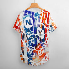 Cargar imagen en el visor de la galería, Camiseta de Seda Hielo de Manga Corta con Cuello en V para Mujer NZ109 personalizado con patrón foto texto (impresión de imagen única)