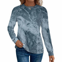 Cargar imagen en el visor de la galería, Camiseta de manga larga de secado rápido para mujer MWL697 personalizado con patrón foto texto
