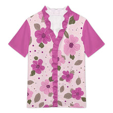 Cargar imagen en el visor de la galería, Camiseta Cárdigan de Manga Corta para Mujer NT110 personalizado con patrón foto texto