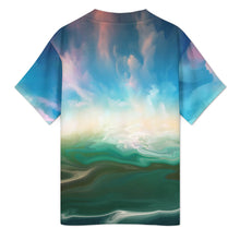 Cargar imagen en el visor de la galería, Camiseta de cuello en V de corte regular para hombre J20T personalizado con patrón foto texto (impresión de imagen única)