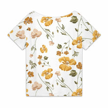 Cargar imagen en el visor de la galería, Camiseta de manga corta con escote en V y frente inclinado DVL personalizado con patrón foto texto (impresión de imagen única)