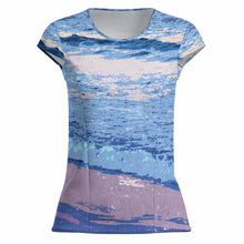 Cargar imagen en el visor de la galería, Camiseta Deportiva de Secado Rápido para Mujer MWL547 personalizado con patrón foto texto