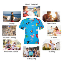 Cargar imagen en el visor de la galería, Camiseta infantil de algodón puro ET personalizado con patrón foto texto