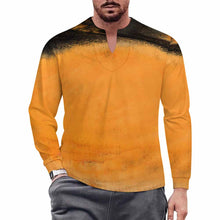 Cargar imagen en el visor de la galería, Camiseta de Seda Fría de Secado Rápido para Hombre con Cuello en V Irregular MWL698 personalizado con patrón foto texto (impresión de imagen única)