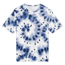 Cargar imagen en el visor de la galería, Camiseta NT de corte clásico manga corta y cuello redondo para mujeres y hombres personalizado con patrón foto texto (impresión de imagen única)