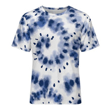 Cargar imagen en el visor de la galería, Camiseta NT de corte clásico manga corta y cuello redondo para mujeres y hombres personalizado con patrón foto texto (impresión de imagen única)