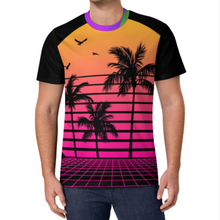 Cargar imagen en el visor de la galería, Camiseta hombre de manga corta con estampado all over OMDT01 personalizado con patrón foto texto (impresión de imágenes múltiples)