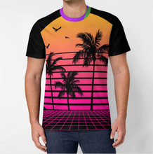 Cargar imagen en el visor de la galería, Camiseta hombre de manga corta con estampado all over OMDT01 personalizado con patrón foto texto (impresión de imágenes múltiples)