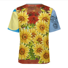 Cargar imagen en el visor de la galería, Camiseta unisex de cuello redondo acanalado Camiseta ajustada de manga corta NT personalizado con patrón foto texto (impresión de imágenes múltiples)