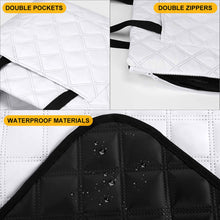 Cargar imagen en el visor de la galería, Alfombra de picnic con bolso plegable estilo cremallera personalizado con patrón foto texto