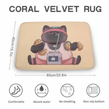 Cargar imagen en el visor de la galería, Alfombrilla de baño antideslizante (versión gruesa) personalizado con patrón foto texto